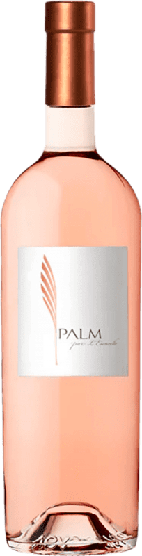 26,95 € Spedizione Gratuita | Vino Rosato Château de l'Escarelle Palm Rosé — Rosato A.O.C. Côtes de Provence Provenza Francia Syrah, Garnacha — Grenache, Cinsault Bottiglia Magnum 1,5 L
