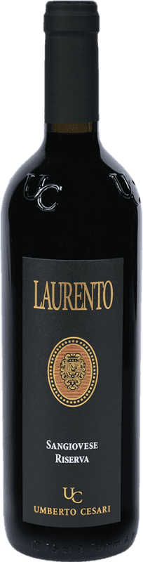 25,95 € Spedizione Gratuita | Vino rosso Umberto Cesari Laurento Riserva Italia Sangiovese Bottiglia 75 cl