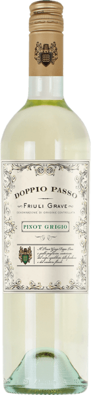 11,95 € Spedizione Gratuita | Vino bianco Botter Carlo Doppio Passo Blanc D.O.C. Friuli Italia Pinot Grigio Bottiglia 75 cl