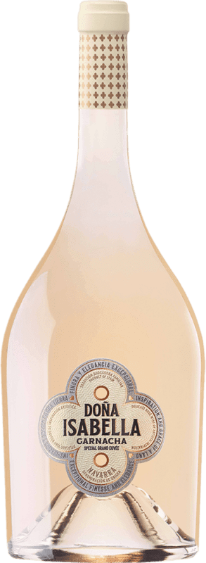22,95 € Бесплатная доставка | Розовое вино Marqués del Atrio Doña Isabella Rosé — Розе D.O. Navarra Наварра Испания Garnacha — Гренаш Бутылка Магнум 1,5 L