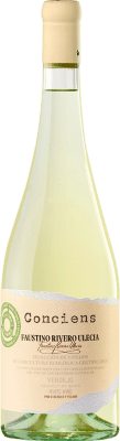 7,95 € Spedizione Gratuita | Vino Bianco Faustino Rivero Ulecia Conciens Spagna Verdejo Eco — Biologico 75 cl