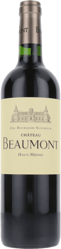 25,95 € Envío gratis | Vino tinto Château Beaumont Tinto Burdeos Francia Merlot, Cabernet Sauvignon, Petit Verdot Botella 75 cl