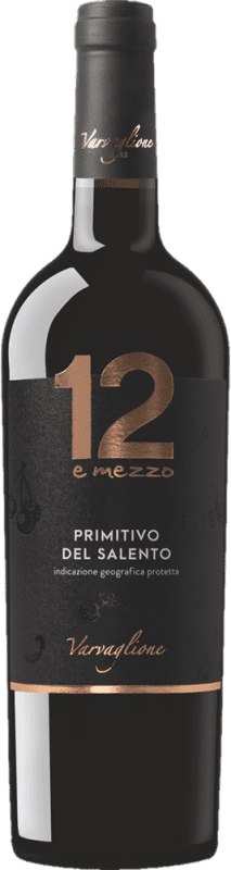 13,95 € 送料無料 | 赤ワイン Varvaglione 12 e Mezzo I.G.T. Salento プーリア イタリア Primitivo — プリミティーヴォ 75 cl
