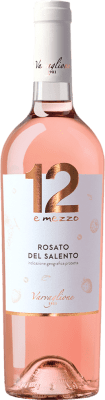 13,95 € Envio grátis | Vinho Rosé Varvaglione 12 e Mezzo I.G.T. Salento Puglia Itália Negroamaro 75 cl