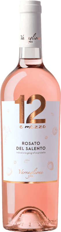 13,95 € Free Shipping | Rosé Wine Varvaglione 12 e Mezzo I.G.T. Salento Puglia Italy Negroamaro Bottle 75 cl