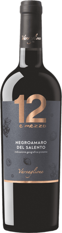 14,95 € Spedizione Gratuita | Vino rosso Varvaglione 12 e Mezzo Tinto I.G.T. Salento Puglia Italia Negroamaro Bottiglia 75 cl