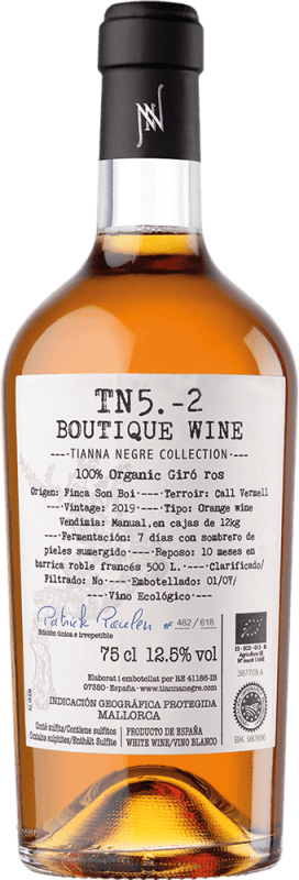 46,95 € 免费送货 | 橙酒 Tianna Negre 5.2 I.G.P. Vi de la Terra de Mallorca 马略卡 西班牙 Giró — 吉罗 瓶装 75 cl