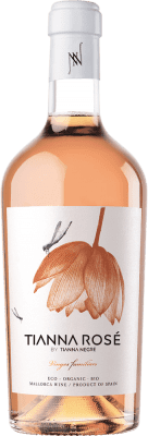 46,95 € Free Shipping | Rosé wine Tianna Negre Rosé Ecológico I.G.P. Vi de la Terra de Mallorca Majorca Spain Mantonegro, Gargollassa Bottle 75 cl