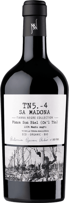 45,95 € Envoi gratuit | Vin Rouge Tianna Negre 5.4 SA Madona I.G.P. Vi de la Terra de Mallorca Majorque Espagne Mantonegro Bouteille 75 cl