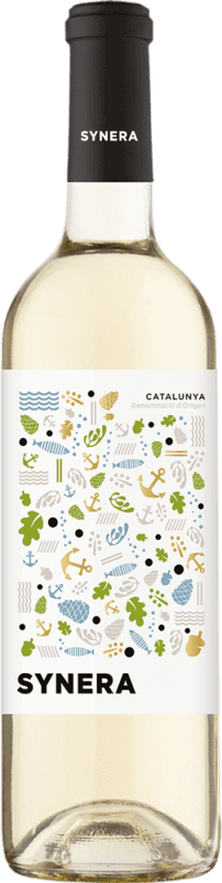 3,95 € Free Shipping | White Wine Ramón Roqueta Synera D.O. Catalunya Catalonia Spain Macabeo, Moscatel — Muscat Half Bottle 37 cl