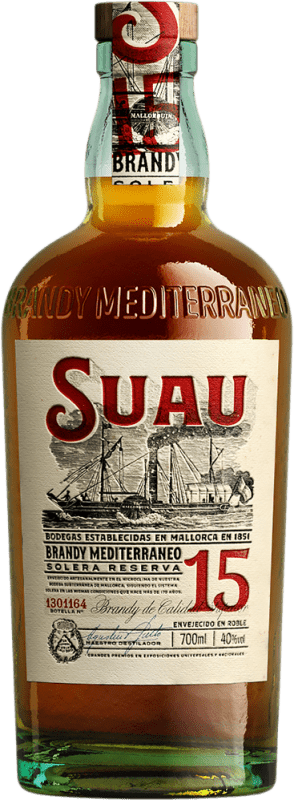 36,95 € Spedizione Gratuita | Brandy Suau 1851 Spagna 15 Anni Bottiglia 70 cl