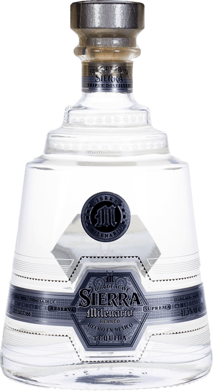 27,95 € Free Shipping | Tequila Sierra Milenario Blanco — White Mexico 70 cl