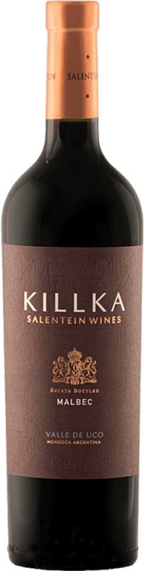 16,95 € Kostenloser Versand | Rotwein Salentein Killka Tinto I.G. Mendoza Mendoza Argentinien Malbec Flasche 75 cl