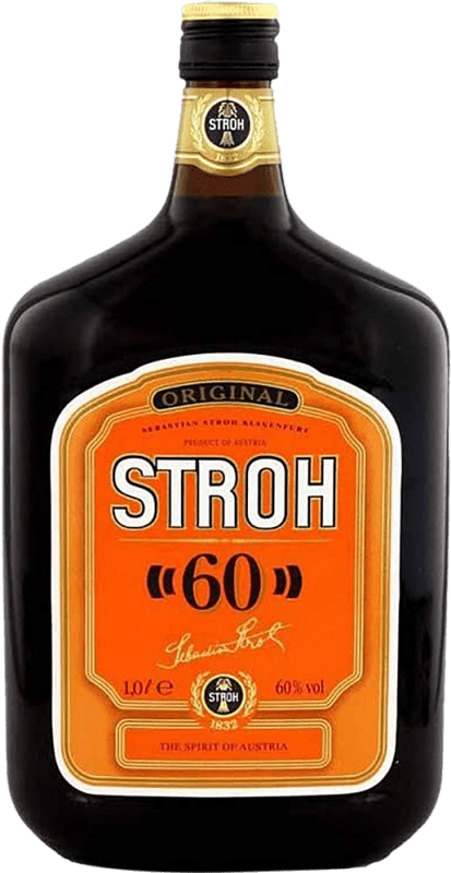 25,95 € Free Shipping | Rum Sebastian Stroh 60º Original Austria Bottle 70 cl