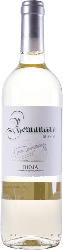 4,95 € Бесплатная доставка | Белое вино Faustino Rivero Romancero Blanco D.O.Ca. Rioja Ла-Риоха Испания Viura бутылка 75 cl