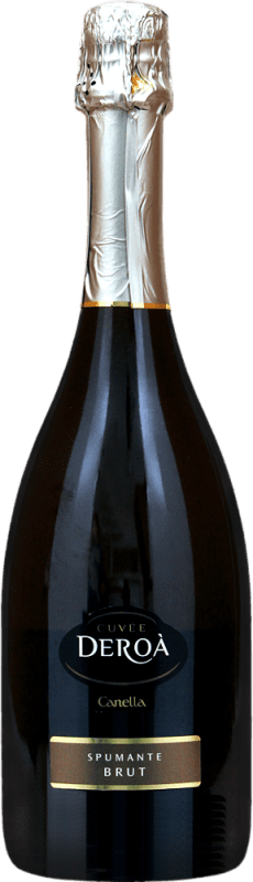 10,95 € Envio grátis | Espumante branco Canella Cuvée Deora D.O.C. Prosecco Itália Garrafa 75 cl