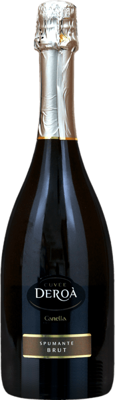 10,95 € Envio grátis | Espumante Branco Canella Deora Cuvée D.O.C. Prosecco Itália Garrafa 75 cl