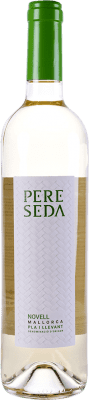 8,95 € Kostenloser Versand | Weißwein Pere Seda Novell D.O. Pla i Llevant Spanien Macabeo, Chardonnay, Parellada, Moscatel — Muskateller, Premsal 75 cl
