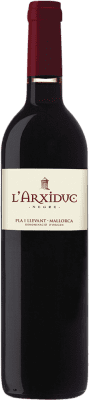 12,95 € 免费送货 | 红酒 Pere Seda L'Arxiduc Tinto D.O. Pla i Llevant 西班牙 Tempranillo, Merlot, Syrah, Cabernet Sauvignon, Callet, Mantonegro 瓶子 75 cl