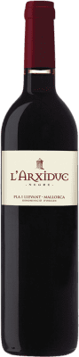 12,95 € Envio grátis | Vinho tinto Pere Seda L'Arxiduc Tinto D.O. Pla i Llevant Espanha Tempranillo, Merlot, Syrah, Cabernet Sauvignon, Callet, Mantonegro Garrafa 75 cl