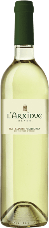 9,95 € 免费送货 | 白酒 Pere Seda L'Arxiduc Blanc D.O. Pla i Llevant 西班牙 Chardonnay, Parellada, Muscat 瓶子 75 cl