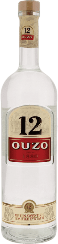 6,95 € Spedizione Gratuita | Anice Kaloyiamis-Koutsikos Ouzo 12 Grecia Piccola Bottiglia 20 cl