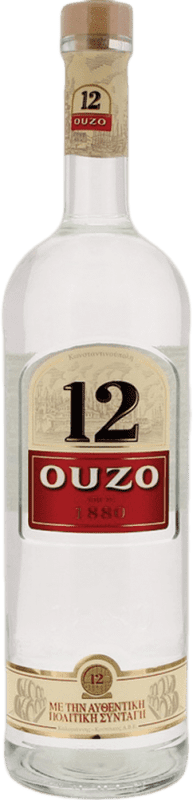 6,95 € Free Shipping | Aniseed Liqueur Kaloyiamis-Koutsikos 12 Ouzo Greece Small Bottle 20 cl