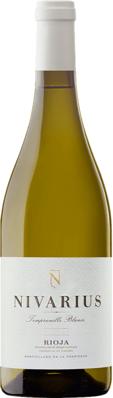 24,95 € Envío gratis | Vino blanco Nivarius N Blanco D.O.Ca. Rioja La Rioja España Tempranillo Botella Magnum 1,5 L