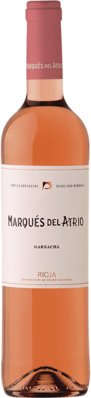 7,95 € Envoi gratuit | Vin rose Marqués del Atrio Rosado D.O.Ca. Rioja La Rioja Espagne Grenache Tintorera Bouteille 75 cl