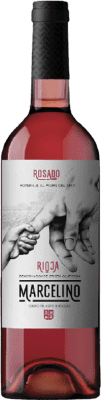 4,95 € Kostenloser Versand | Rosé-Wein Marcelino Rosado Pálido D.O. Rías Baixas Spanien Tempranillo Flasche 75 cl