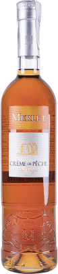 49,95 € Envío gratis | Crema de Licor Merlet Melocotón Francia Botella 70 cl