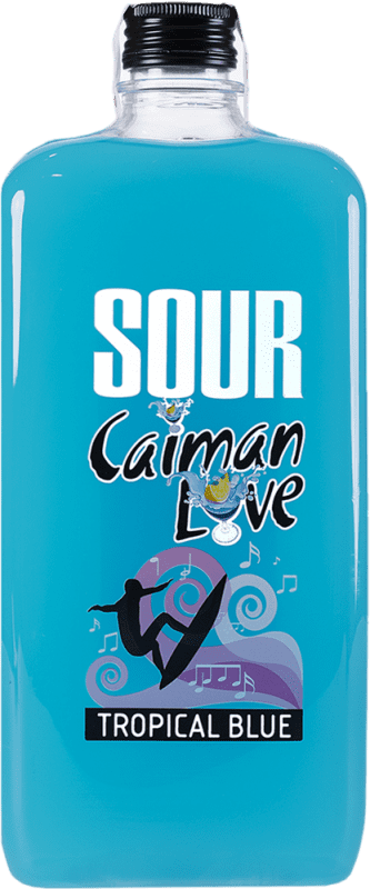 10,95 € Envío gratis | Cóctel Sour Antonio Nadal Caiman Love Blue — Edición Azul España Petaca 1 L Tropical