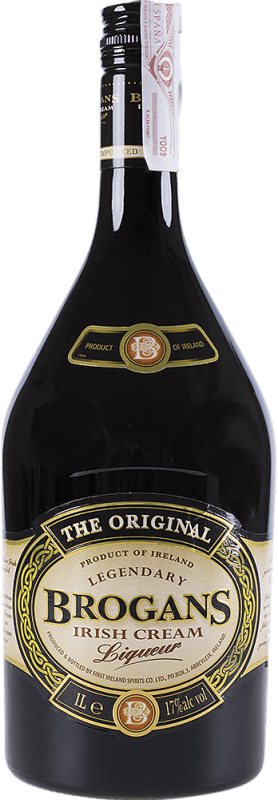 15,95 € Envio grátis | Licor Creme Brogans Irish Cream Irlanda Garrafa 1 L