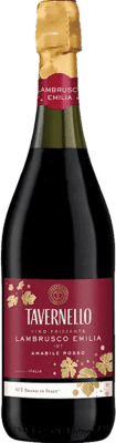 6,95 € Free Shipping | Red Sparkling Wine Tavernello Italy Lambrusco 75 cl