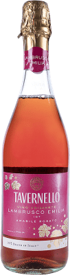 6,95 € Бесплатная доставка | Розовое игристое Tavernello Rosado Италия Lambrusco бутылка 75 cl