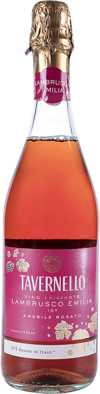 4,95 € 送料無料 | ロゼスパークリングワイン Tavernello Rosado イタリア Lambrusco ボトル 75 cl