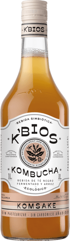 7,95 € Envio grátis | Refrigerantes K-Bios Kombutxa Komsake Espanha Garrafa 1 L