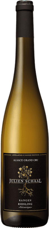 46,95 € Envio grátis | Vinho branco Julien Schaal Grand Cru Rangen Blanco A.O.C. Alsace Alsácia França Riesling Garrafa 75 cl