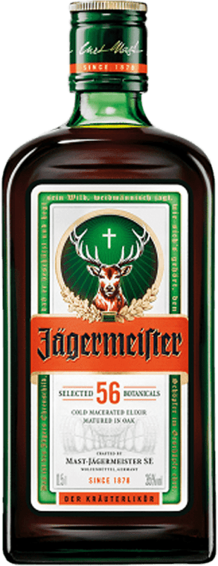 16,95 € Envío gratis | Licor de Hierbas Mast Jägermeister Alemania Botella Medium 50 cl
