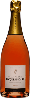 106,95 € Envío gratis | Espumoso rosado Jacques Picard Rosé Brut A.O.C. Champagne Champagne Francia Botella Magnum 1,5 L