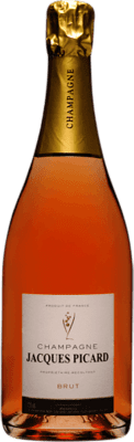 101,95 € Kostenloser Versand | Rosé Sekt Jacques Picard Rosé Brut A.O.C. Champagne Champagner Frankreich Magnum-Flasche 1,5 L
