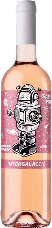 10,95 € Envoi gratuit | Vin Rosé Family Owned Intergalàctic Crazy Pink — Rosé D.O. Somontano Espagne Tempranillo Bouteille 75 cl