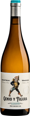 19,95 € 免费送货 | 白酒 Attis Genio y Figura Blanco D.O. Rías Baixas 西班牙 Albariño 瓶子 75 cl