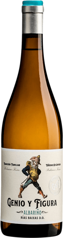 18,95 € Envio grátis | Vinho Branco Attis Genio y Figura D.O. Rías Baixas Espanha Albariño — Albarinho Garrafa 75 cl
