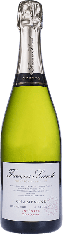 55,95 € Envío gratis | Espumoso Blanco Francois Secondé Integral Brut Grand Cru A.O.C. Champagne Champagne Francia Pinot Negro, Chardonnay 75 cl