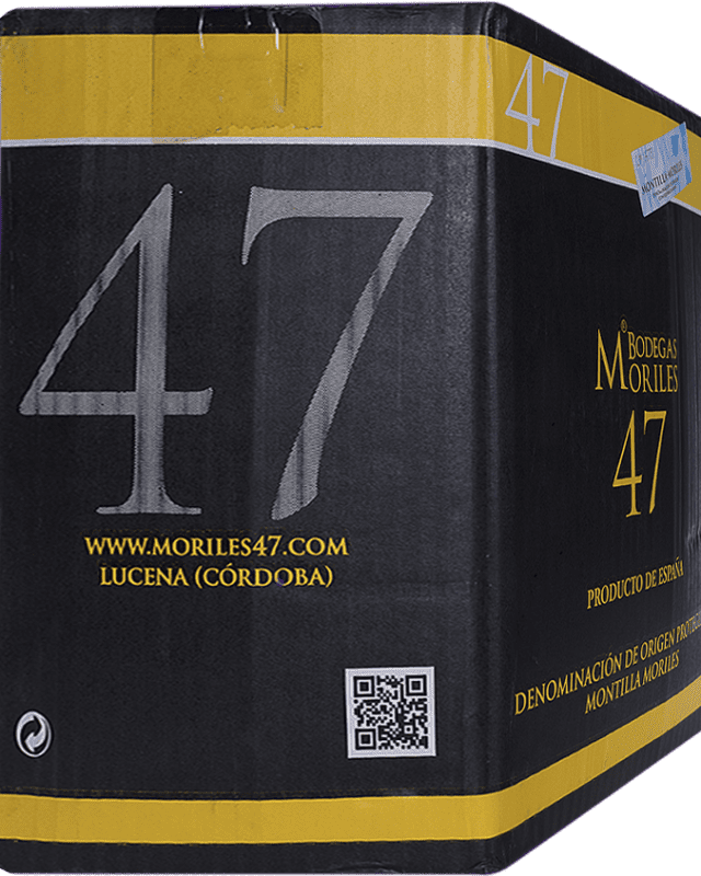 28,95 € Free Shipping | Fortified wine Moriles 47. Fino D.O. Montilla-Moriles Spain Bag in Box 5 L