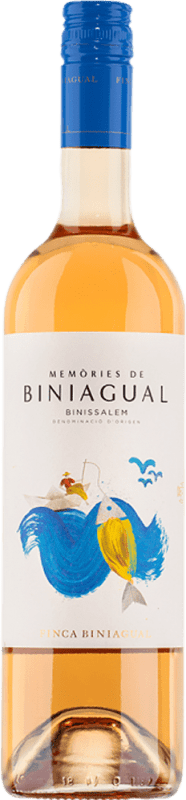 19,95 € Free Shipping | Rosé wine Biniagual Memories Rosat D.O. Binissalem Spain Mantonegro Bottle 75 cl