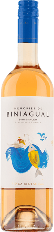 27,95 € Envio grátis | Vinho rosé Biniagual Memories Rosat D.O. Binissalem Espanha Mantonegro Garrafa 75 cl