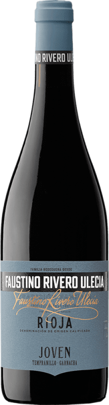 7,95 € 送料無料 | 赤ワイン Faustino Rivero Tinto D.O.Ca. Rioja ラ・リオハ スペイン Tempranillo, Grenache Tintorera ボトル 75 cl