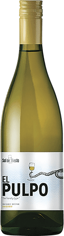 5,95 € 送料無料 | 白ワイン Sal de Fiesta. El Pulpo Blanco I.G.P. Vino de la Tierra de Castilla スペイン Chardonnay ボトル 75 cl